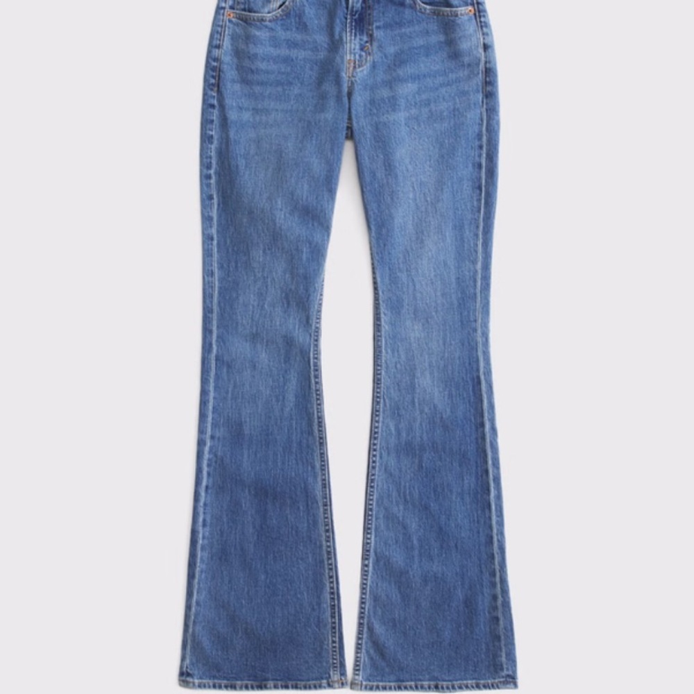 Abercrombie & Fitch Flare Jeans in Classic Blue